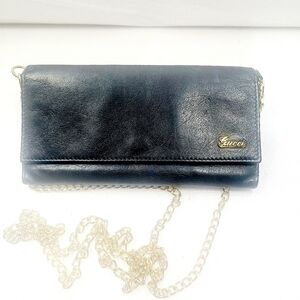 Gucci Leather Wallet On Chain